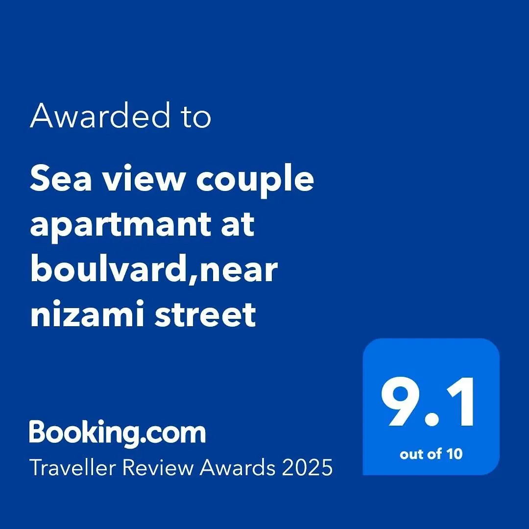 Sea View Couple Apartmant At Boulvard,Near Nizami Street Μπακού 0*,  Αζερμπαϊτζάν